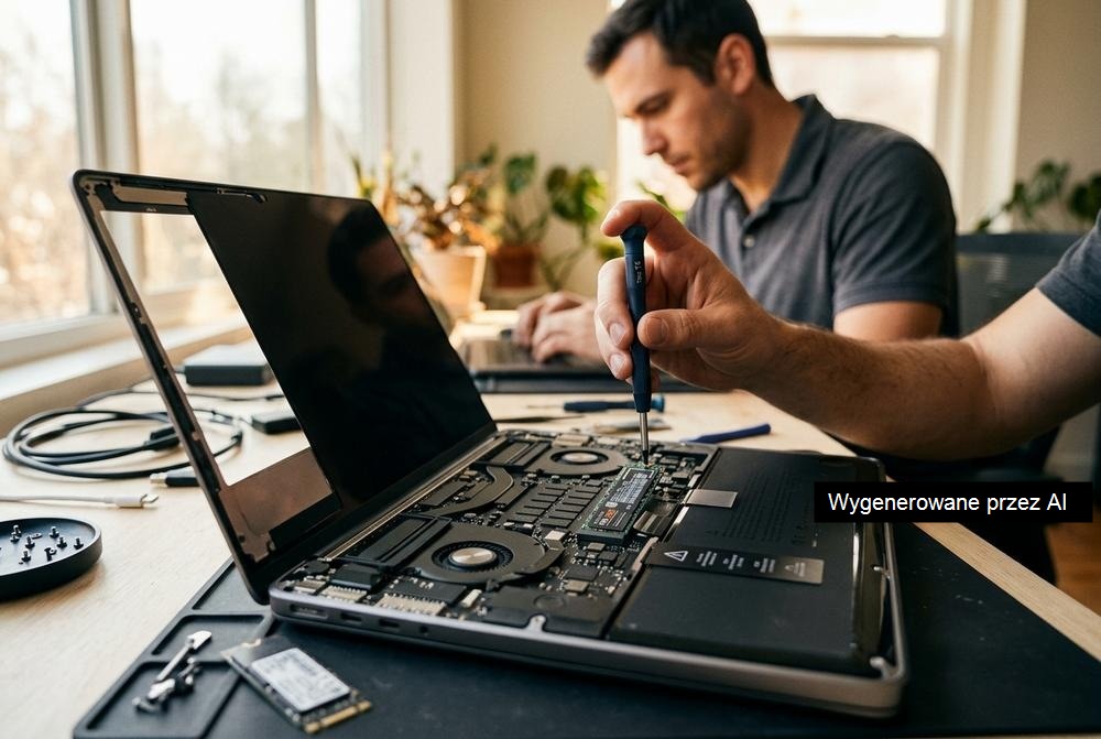 Naprawa laptopa – wymiana dysku na SSD